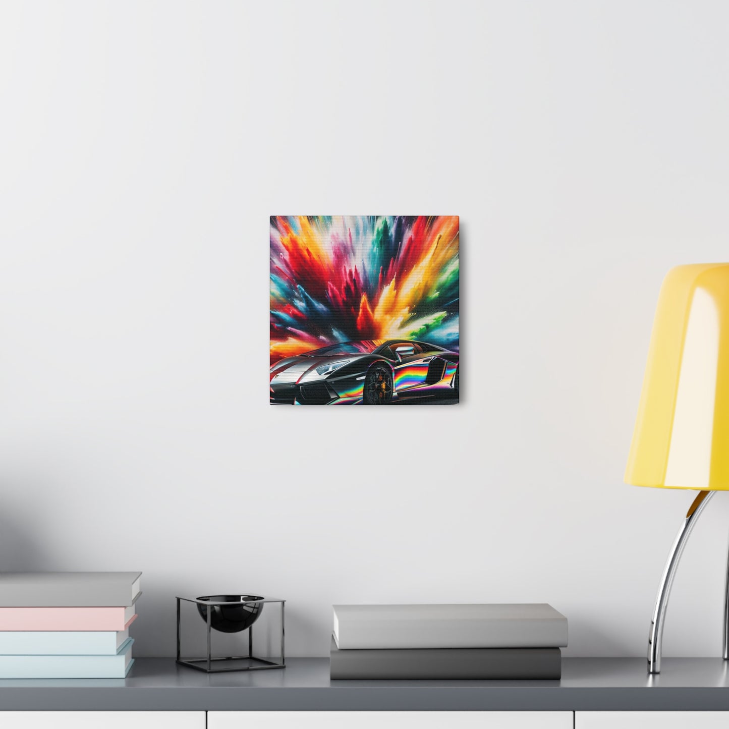 Lamborghini Aventador Canva Painting, Large Wall Art, Luxury Car Artwork, Modern Home Decor, Unique Gift for Car Lovers and Enthusiasts