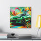 Chevrolet Camaro Painting, Car Wall Art, Automotive Decor, Canva Print, Home Decor, Gift for Car Lovers, Garage Art, Classic Car Illustration