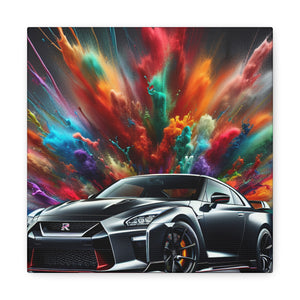 Stunning Nissan GT-R Wall Art Canva Painting - Perfect Home Decor - Ideal for Car Lovers and Collectors