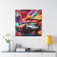 Nissan GT-R Canva Painting, Handmade Wall Art, Home Decor, Car Enthusiast Gift, Automotive Artwork, Large Car Print, Modern Style Decor