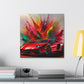 Lamborghini Aventador Wall Art - Modern Sports Car Canvas Print - Perfect for Garage Decor and Car Enthusiasts