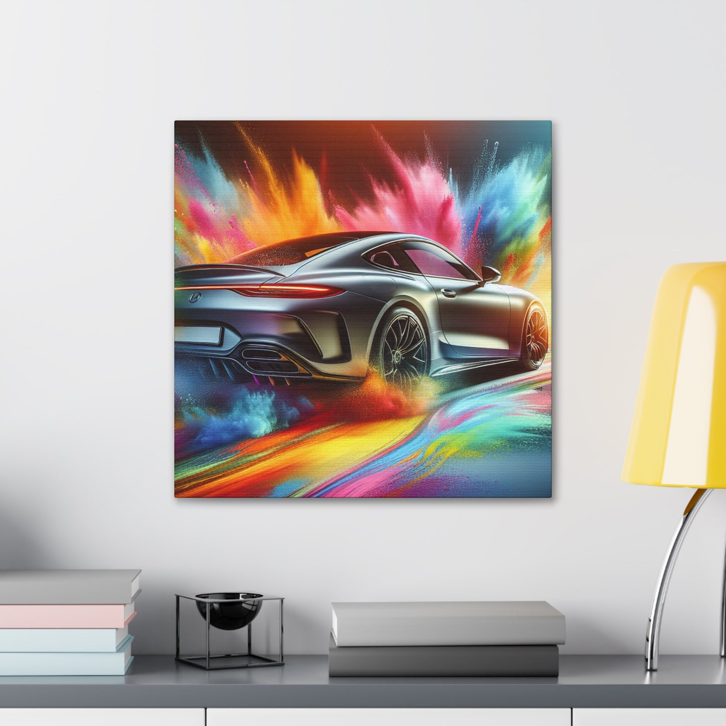 BMW Wall Art Canva Painting, Luxury Car Wall Decor, Automobile Lover Gift, Home Garage Decoration, Modern Art, Auto Enthusiast Print