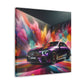 Mercedes AMG Wall Art, Handcrafted Canva Painting - Perfect for Auto Enthusiast, Car Decor, Man Cave, Home Office