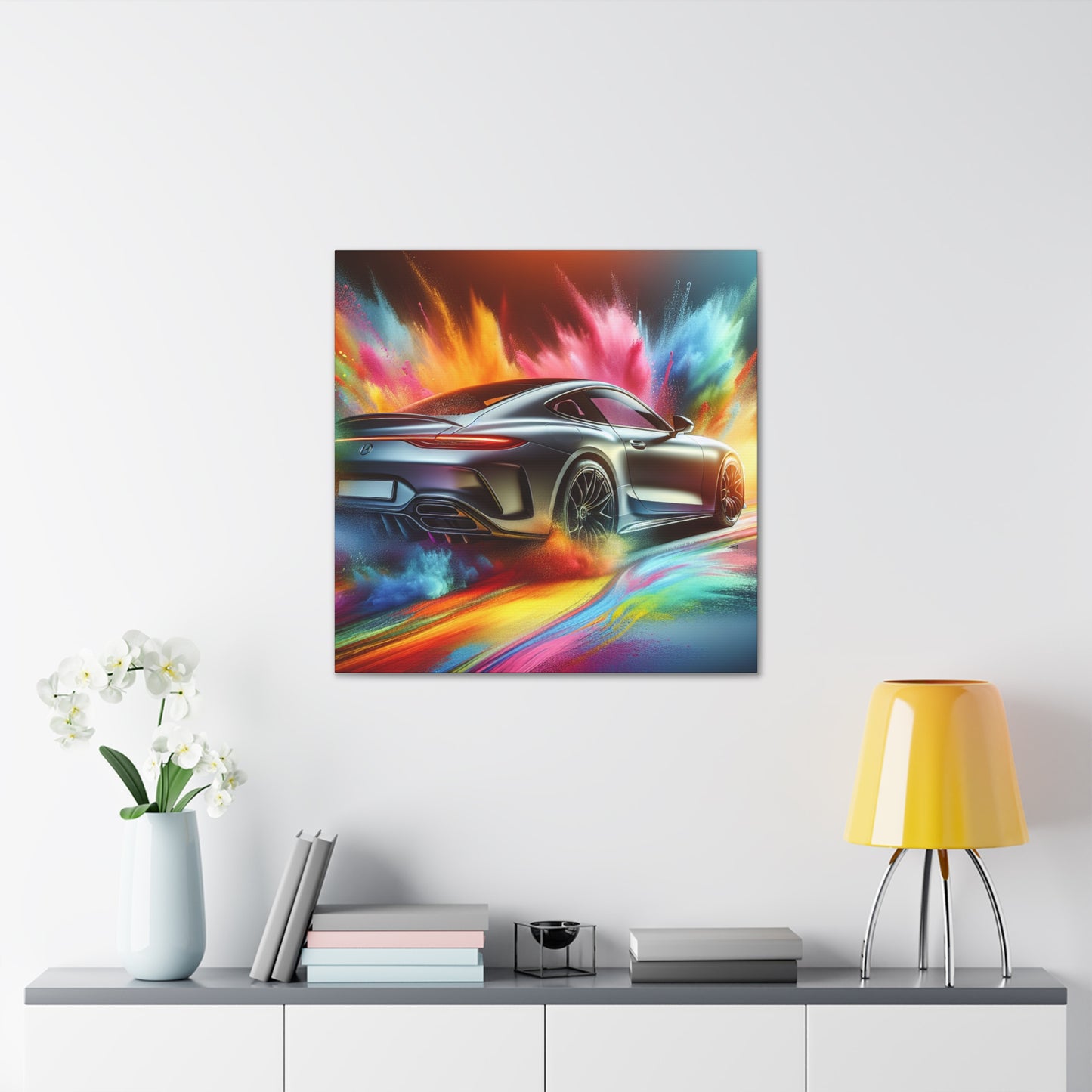 BMW Wall Art Canva Painting, Luxury Car Wall Decor, Automobile Lover Gift, Home Garage Decoration, Modern Art, Auto Enthusiast Print