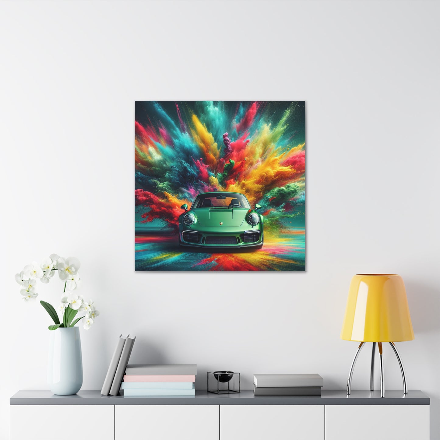 Porsche 911 Wall Art | High Quality Canva Print | Perfect Gift for Car Lovers | Man Cave Decor | Exclusive Home and Office Decoration