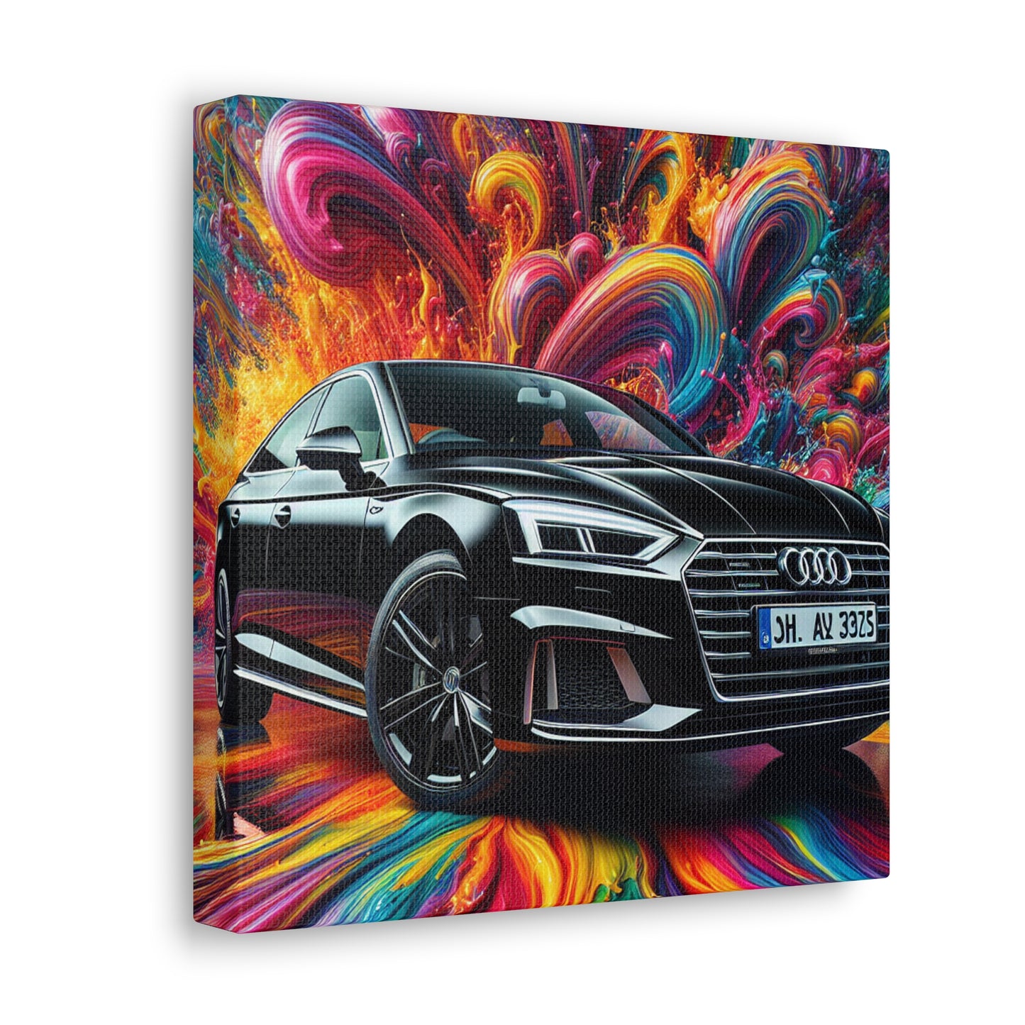 Audi A5 Canvas Painting - Wall Art, Luxury Car Print, Home Office Decor, Gift for Car Enthusiasts and Audi Lovers