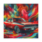 Dodge Charger Canva, Car enthusiasts Wall Art, Sports Car Painting, Home Decor, perfect gift for car lovers