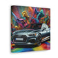 Audi A5 Luxury Car Wall Art, High-Quality Canva Painting, Office Decor, Motorsport Enthusiast Gift, Automotive Print