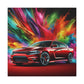Vintage Dodge Charger Wall Art, Classic Car Canvas Painting, Automobile Decor, Perfect Gift for Car Enthusiasts and Collector's Item