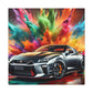 Nissan GT-R Canva Wall Art, Modern Sports Car Painting, Perfect Gift, Home or Office Decor, Auto Enthusiast Must-Have, Car Artwork