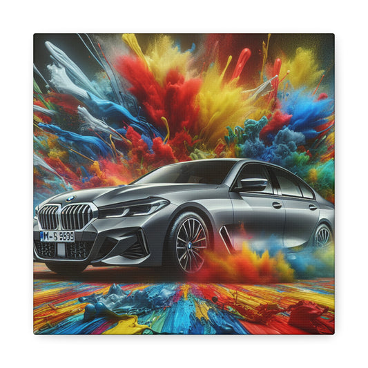 BMW Luxury Car Wall Art Canva Painting, Automotive Decor, Unique Gift for Car Lovers and Enthusiasts, High Quality Print