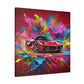 Premium Ferrari Artwork, Hand-Painted Canvas for Car Lovers, Wall Decor, High-End Luxury Car Canvas Painting, Perfect for Home or Office