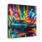 Dodge Challenger Wall Art - Premium Quality Car Canva Painting, Perfect for Home or Office Decor, Unique and Rare Auto Artistry