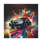 Luxury BMW Car Artwork - Modern Wall Decor Canva Painting - Perfect for Car Enthusiasts, Office, and Home Decoration