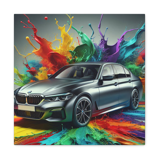 BMW Luxury Sports Car Canva Painting, Unique Wall Decor, Car Enthusiast Gift, High-Quality Print, Home and Office Art, Automobile Lover Present