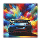 Nissan GT-R Car Wall Art, Modern Home Decor Interior, Large Canva Painting, Auto Print, Car Enthusiast and Collector Gift, Garage Decoration