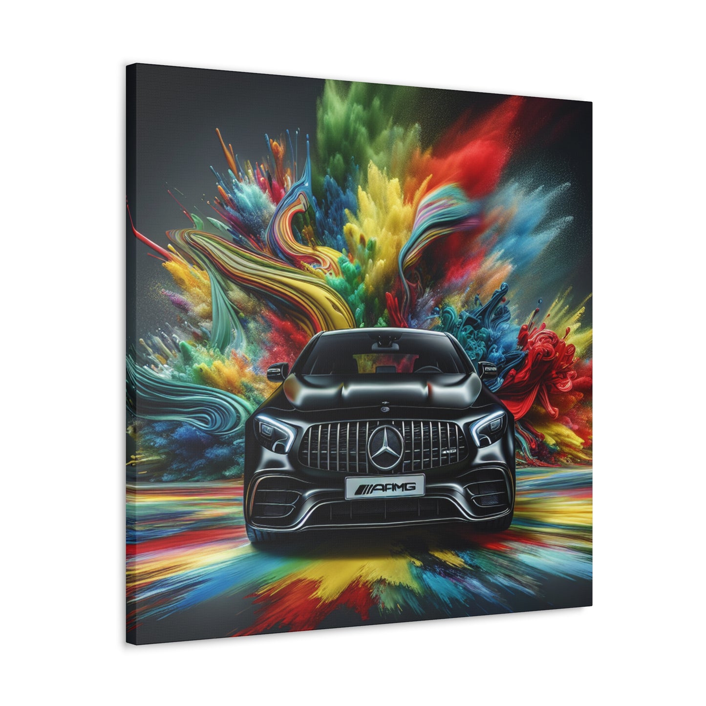 Mercedes AMG Wall Art Canva Painting - Luxury Car Decor, Perfect Gift for Car Lovers and Automotive Enthusiasts