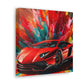 Lamborghini Aventador Wall Art - Luxury Car Canva Painting - Perfect for Car Enthusiasts and Home Decor