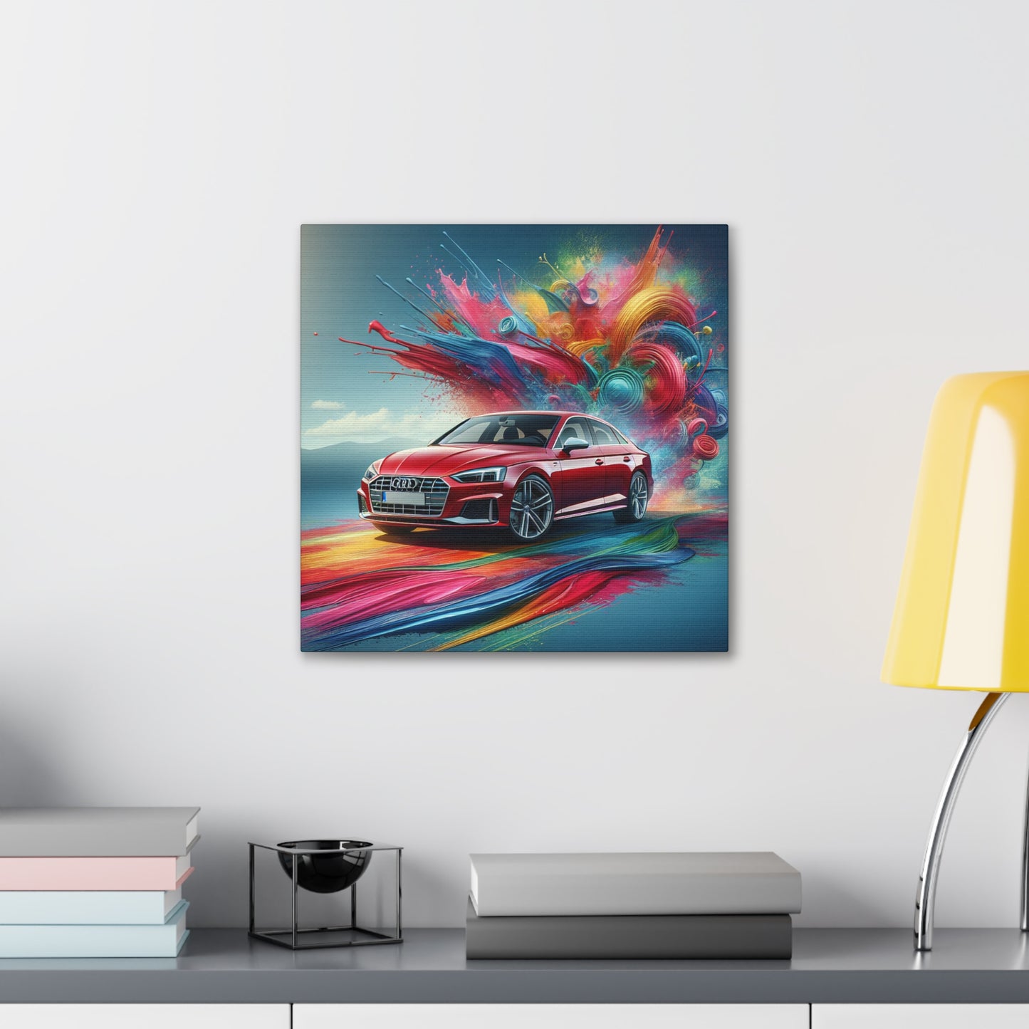 Audi A5 Wall Art, Luxury Car Canva Painting, Unique Home Decor, Perfect Gift for Car Lovers, Automobile Enthusiast Artwork