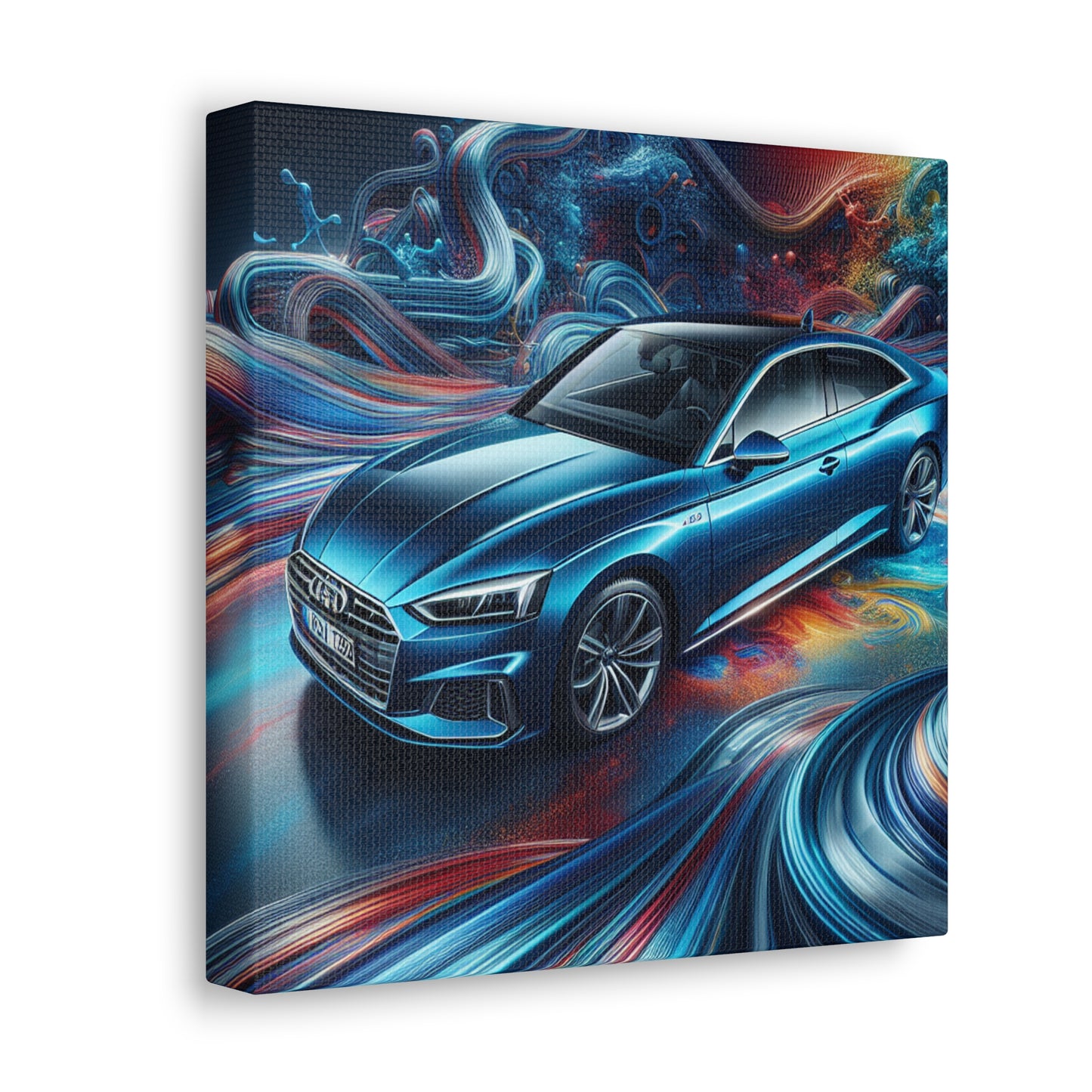 Audi A5 Wall Art, Car Enthusiast Gift, Large Canva Painting, Luxury Car Decor, Modern Home and Office Decoration, Car Lover Artwork