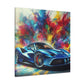 Luxury Ferrari Canva Painting - Unique Classic Car Artwork, Premium Wall Decor for Car Enthusiast, Exclusive Gift, Racing and Auto Lovers