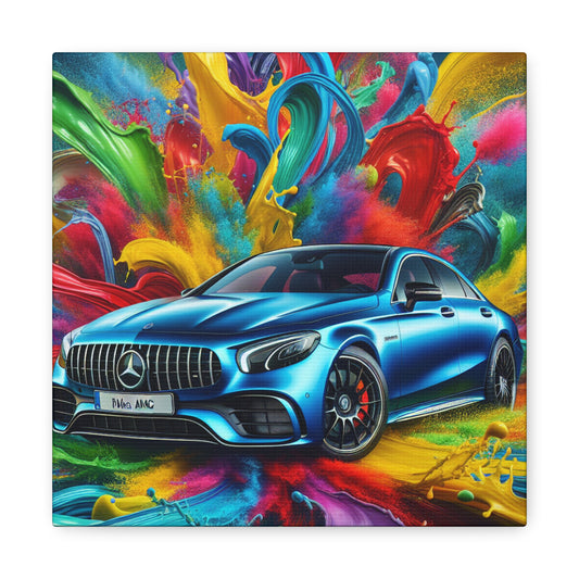 Mercedes AMG Wall Art, Luxury Car Canva Painting, Home Decor for Automobile Enthusiast, Personalizable Gift for Car Lovers