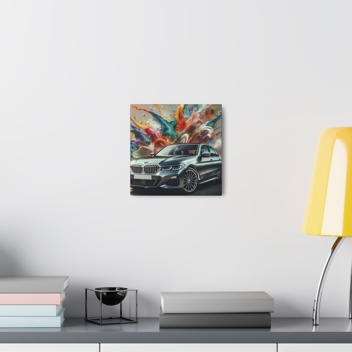 Luxury BMW Car Wall Art, High-Quality Modern Canvas Painting, Home Decor and Gift, Auto Enthusiast, Car Lover Decor, BMW Art, Original Design