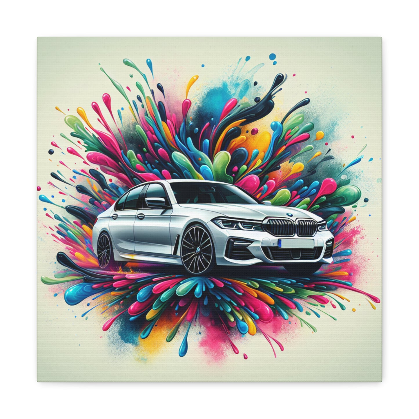 BMW Luxury Car Wall Art, Canva Prints for Home Decor, Modern Painting for Car Lovers & Office, Gift for Men and Automobile Enthusiasts