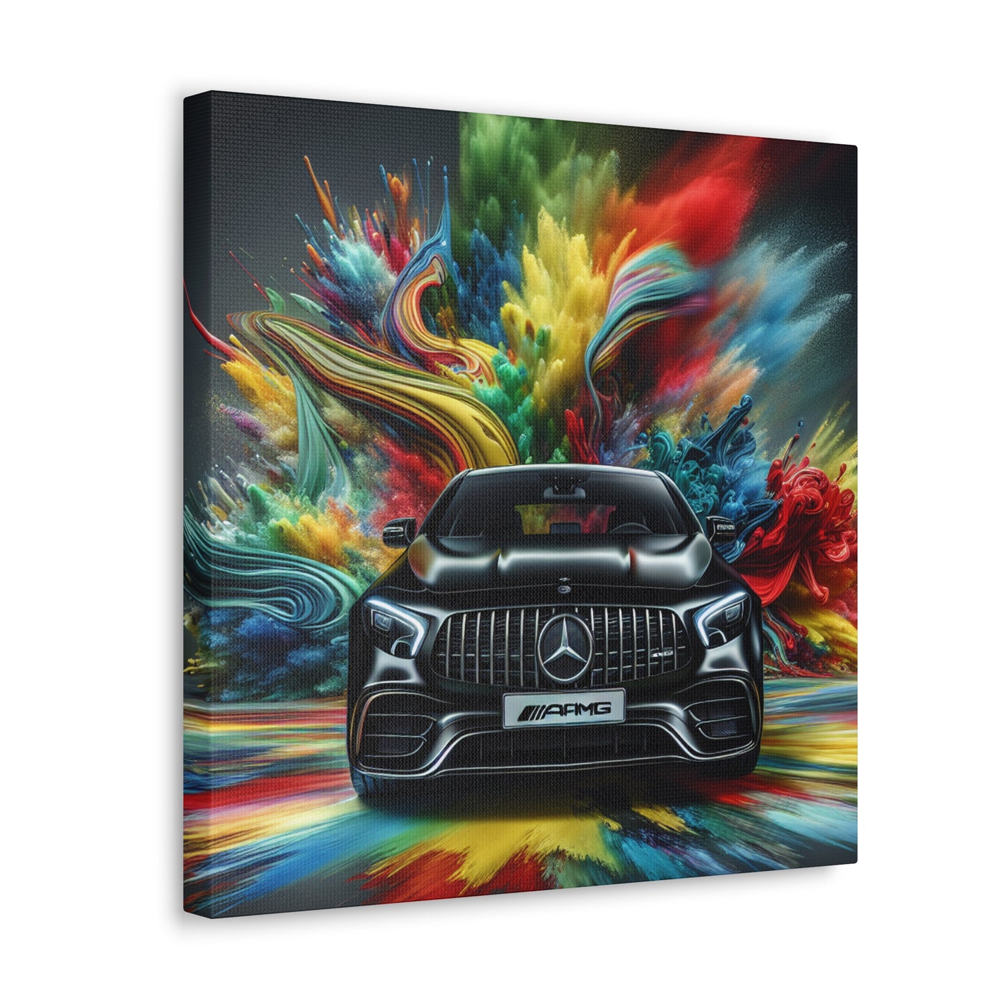 Mercedes AMG Wall Art Canva Painting - Luxury Car Decor, Perfect Gift for Car Lovers and Automotive Enthusiasts