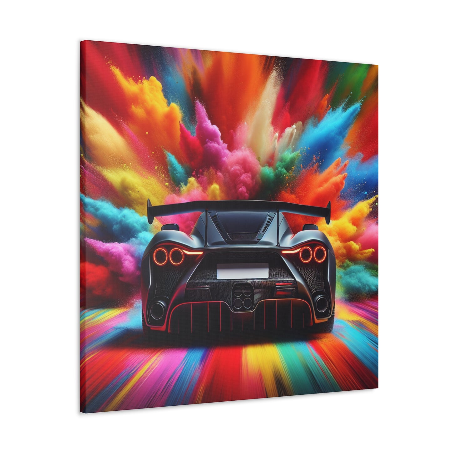 Nissan GT-R Wall Art, Hand-painted Canvas, Perfect Gift for Car Enthusiast, Racing Decor, Autophile Exclusive, High Quality Modern Home Decor