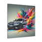 Luxury BMW Wall Art Canva Painting – Classic Car Artwork, Home Decor, Perfect Gift for BMW Lovers, Garage Decor, Handmade Canva Print