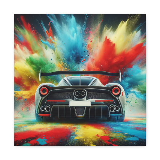 Nissan GT-R Canva Painting, Luxury Sports Car Wall Art, High-Quality Home Decor, Perfect Gift for Car Lovers and Enthusiasts