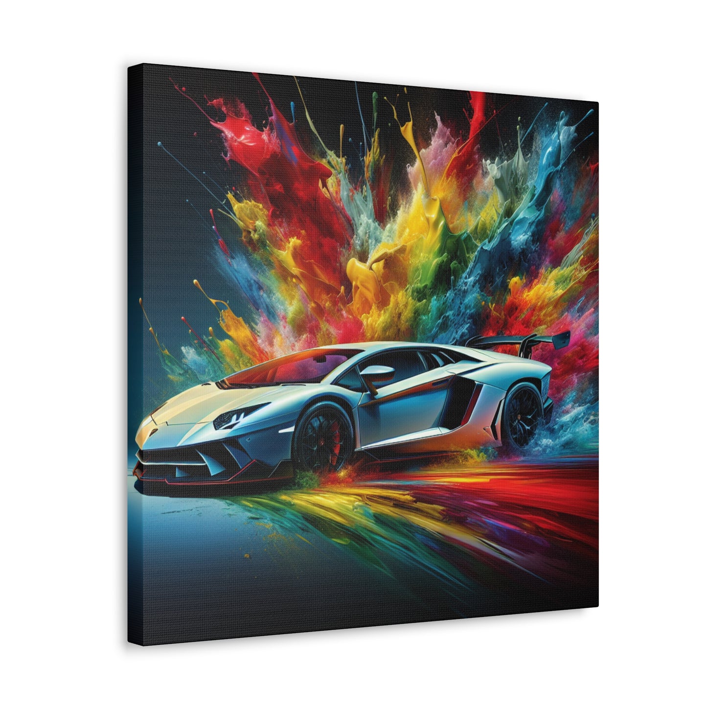 Luxury Lamborghini Aventador Wall Art Canva - Perfect for Car Enthusiasts and Home Decor - High-Quality Print