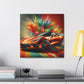 Chevrolet Corvette Wall Art, Large Canvas Print, Luxury Car Painting, Home and Office Décor, Perfect Gift for Car Lovers