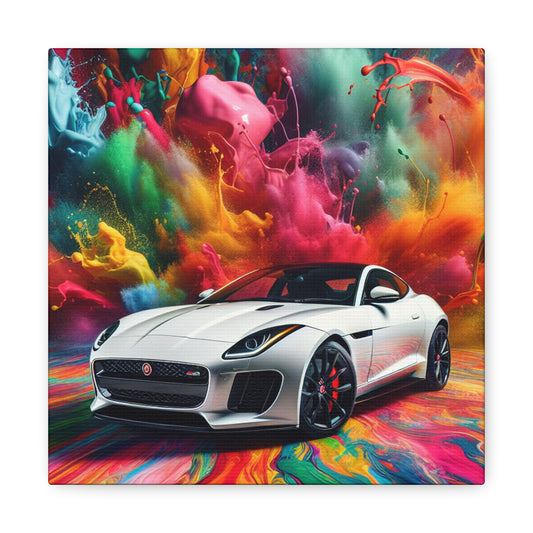 Jaguar F-Type Canva Painting, Premium Quality Wall Art, Car Enthusiast Gift, Home Decor, Automotive Art and Collectible, Unique Design