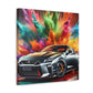 Nissan GT-R Canva Wall Art, Modern Sports Car Painting, Perfect Gift, Home or Office Decor, Auto Enthusiast Must-Have, Car Artwork