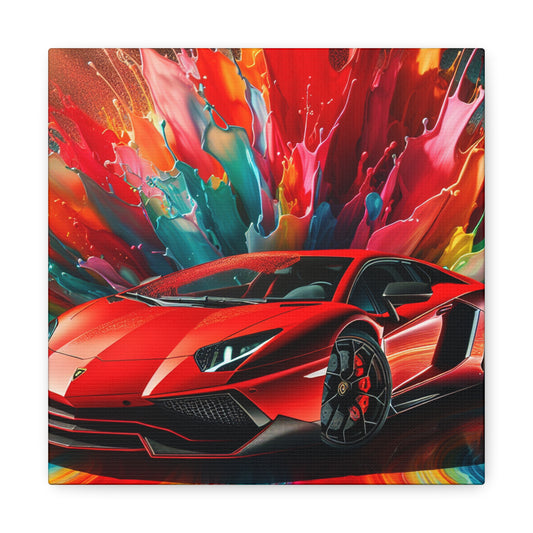 Lamborghini Aventador Wall Art - Luxury Car Canva Painting - Perfect for Car Enthusiasts and Home Decor