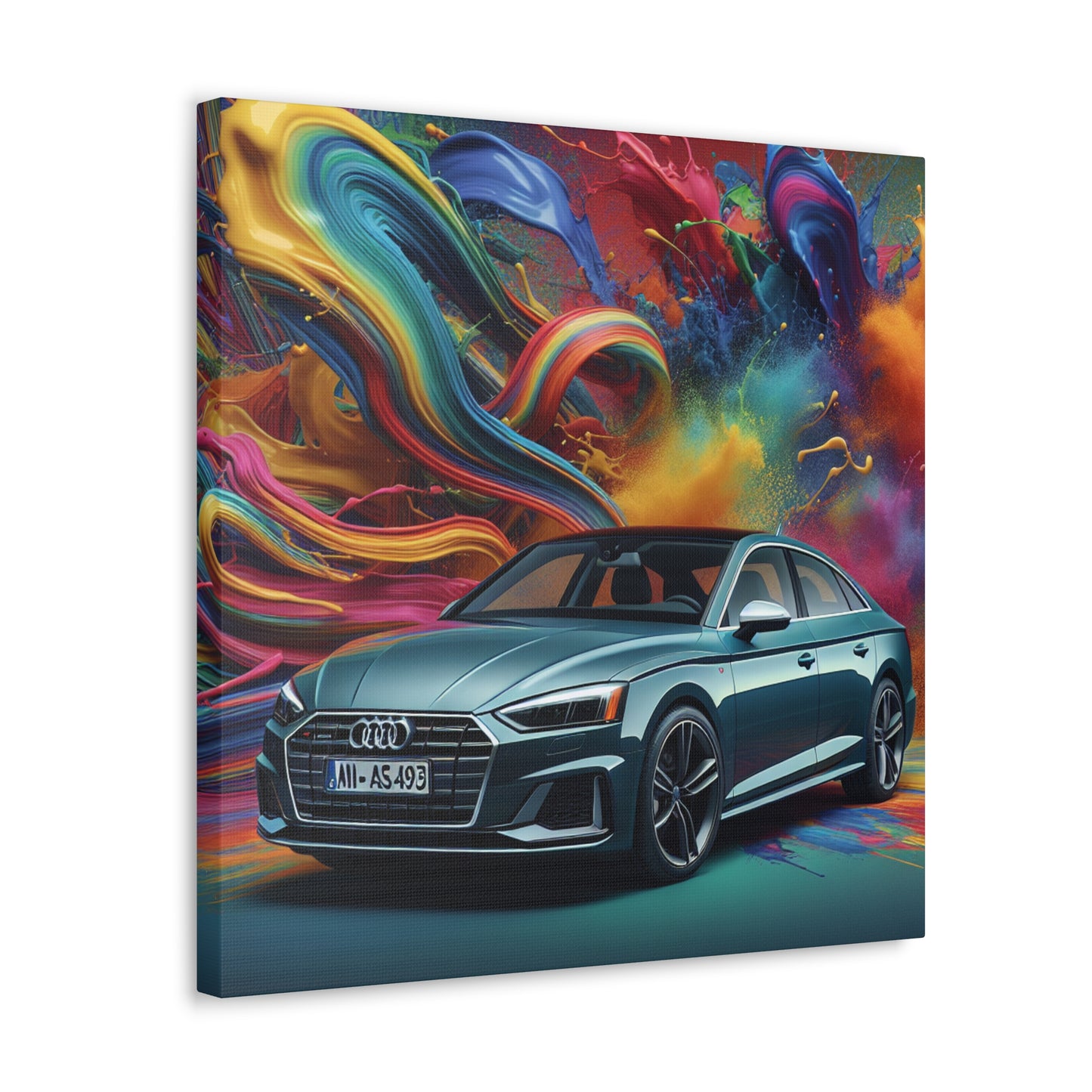 Audi A5 Car Artwork, High-Resolution Canva Print, Luxury Car Wall Decor, Perfect Gift for Car Enthusiast and Audi Lovers