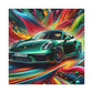 Porsche 911 Canva Art Print - Luxury Car Wall Decor, Sports Car Lover Gift, Exquisite Automobile Painting, High-Performance Vehicle Artwork