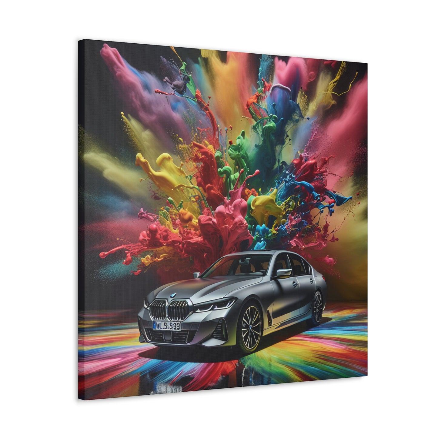 BMW Luxury Car Canva Painting, Original Wall Art, Home Decor, High Quality Canvas Print, Unique Gift for Car Lovers, Automotive Artwork