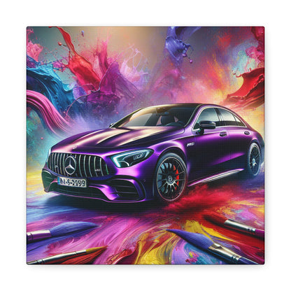 Mercedes AMG Canva Painting, Luxury Car Wall Art, High Quality Print, Gift for Car Lovers and Enthusiasts, Home Decor Piece