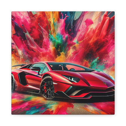 Lamborghini Aventador Wall Art, Car Enthusiast Gift, Luxury Auto Canva Painting, Home Decor, Office Artwork, Automotive Lover Present