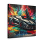 Lamborghini Aventador Canva Art - Luxury Car Wall Decor, Hand-Painted Sports Vehicle, Unique Quality Home Decor Gift, Exclusive Artwork