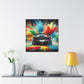 Nissan GT-R Canva Painting, Luxury Sports Car Wall Art, High-Quality Home Decor, Perfect Gift for Car Lovers and Enthusiasts