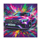 Luxurious Mercedes AMG Wall Art, High Quality Canvas Painting, Modern Home Decor, Unique Gift for Car Lovers, Edgy Office Artwork