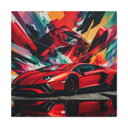 Lamborghini Aventador Canvas Art, Luxury Car Wall Decor, High Quality Print, Handmade Sports Car Painting, Exotic Supercar Gift for Men