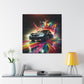 Luxury BMW Car Artwork - Modern Wall Decor Canva Painting - Perfect for Car Enthusiasts, Office, and Home Decoration