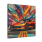 Chevrolet Corvette Wall Decor Canva Painting - Perfect for Garage, Man Cave, Car Enthusiast Gift, Automotive Art Print, Classic Car Lovers