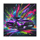 Mercedes AMG Luxury Car Artwork - Modern Canva Painting, Perfect Wall Decor for Car and Art Lovers, Unique Gift Idea