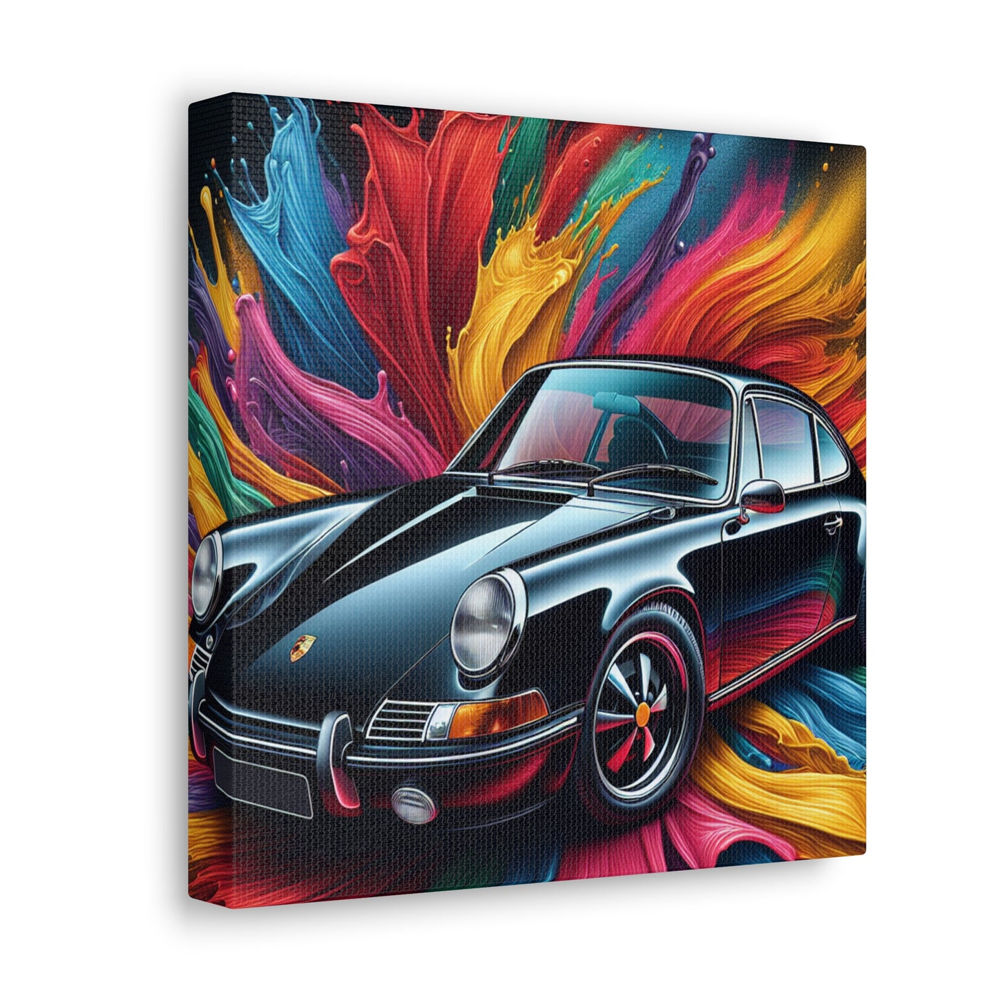 Porsche 911 Canva Painting, High Quality, Hand-painted, Luxurious Home Decor, Perfect Gift for Car & Art Lovers, Ready to Hang Wall Art